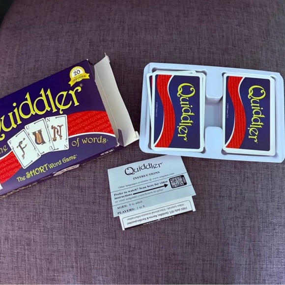 Quiddler Card Game - Blue - Picture 3 of 4